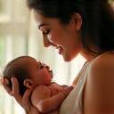 Photo of customer Anjali M. with her baby.