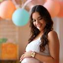 Photo of customer Deepa K. at her baby shower.